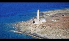 isola di Sant'Andrea a Gallipoli in Puglia sul mare Ionio in Salento